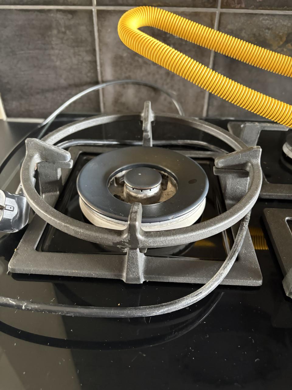 Siemens 5-pits gaskookplaat met wokbrander – zwart glas