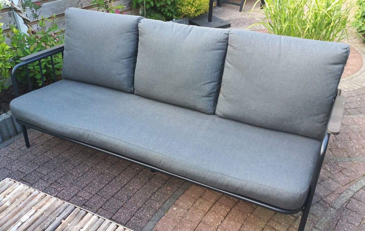 Tuinbank loungebank tuinbankje 3 zits met zware kwaliteit hoes