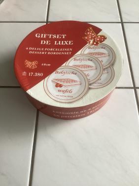 Dessert borden (Belgische wafels)