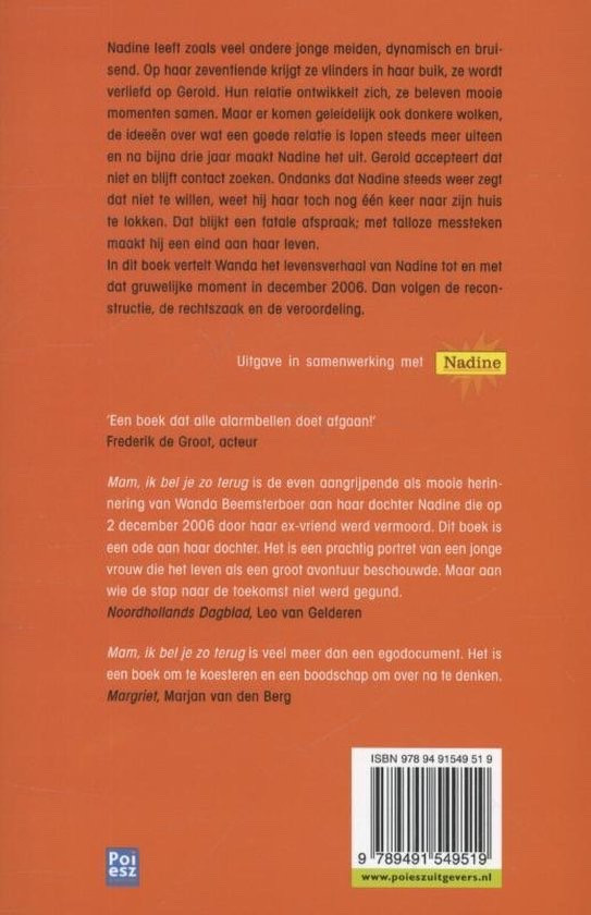 Mam, ik bel je zo terug (Wanda Beemsterboer)