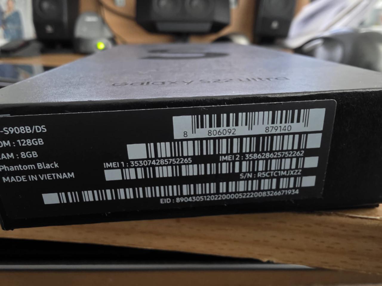 Samsung Galaxy S22 Ultra 256GB Phantom Black