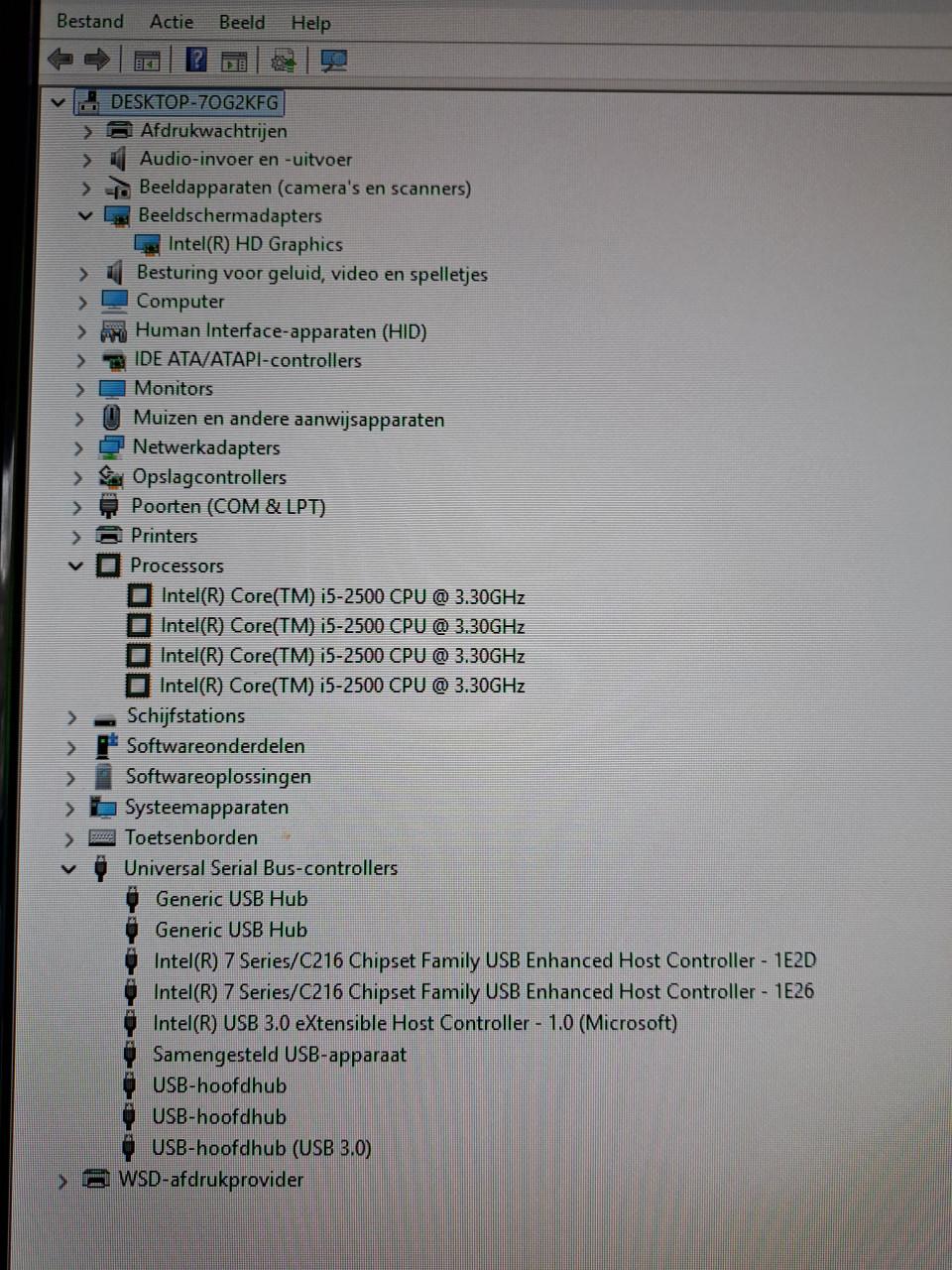 Intel core i5-2500 pc.