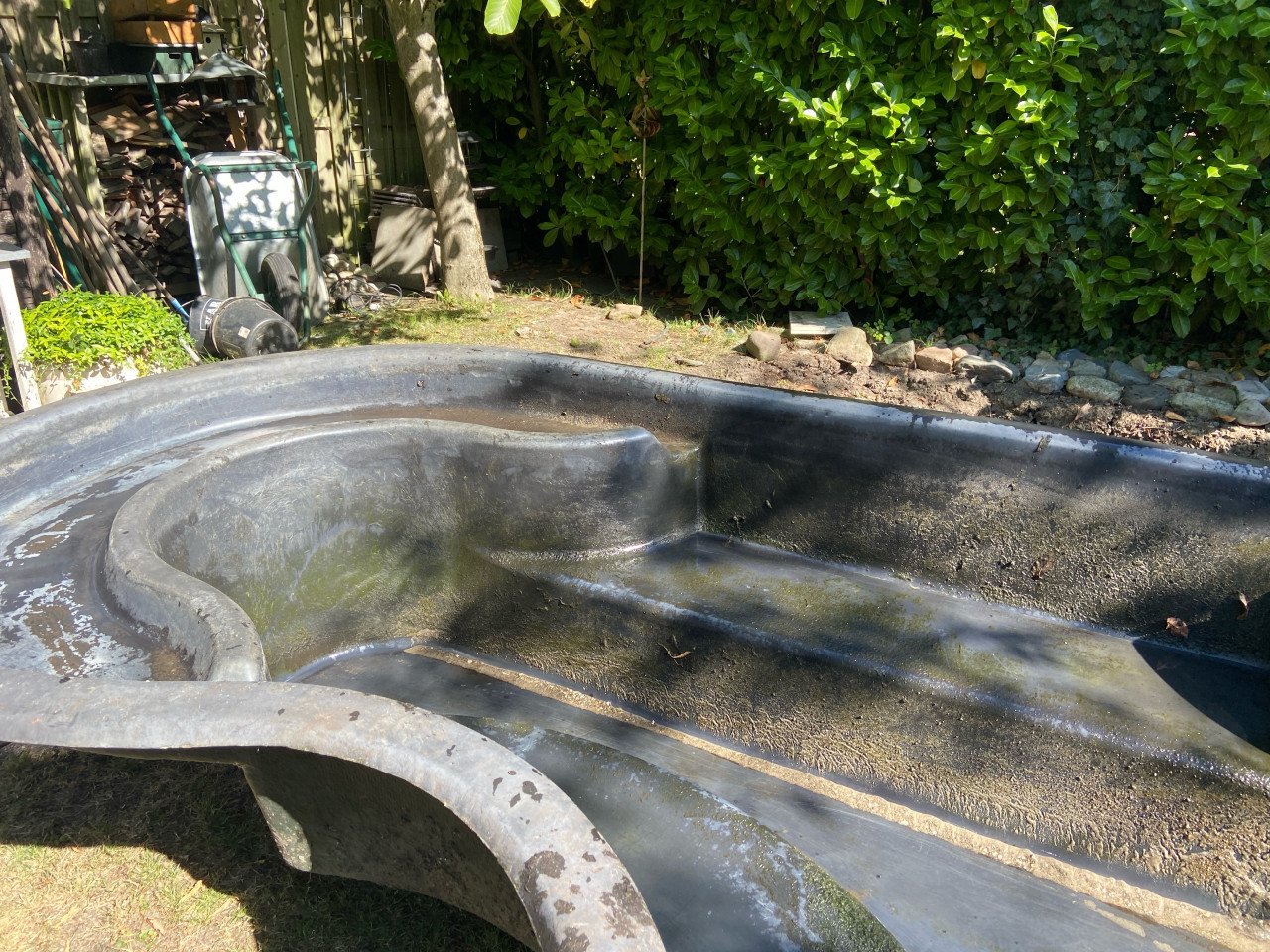 Grote vijver, vijverbak groot