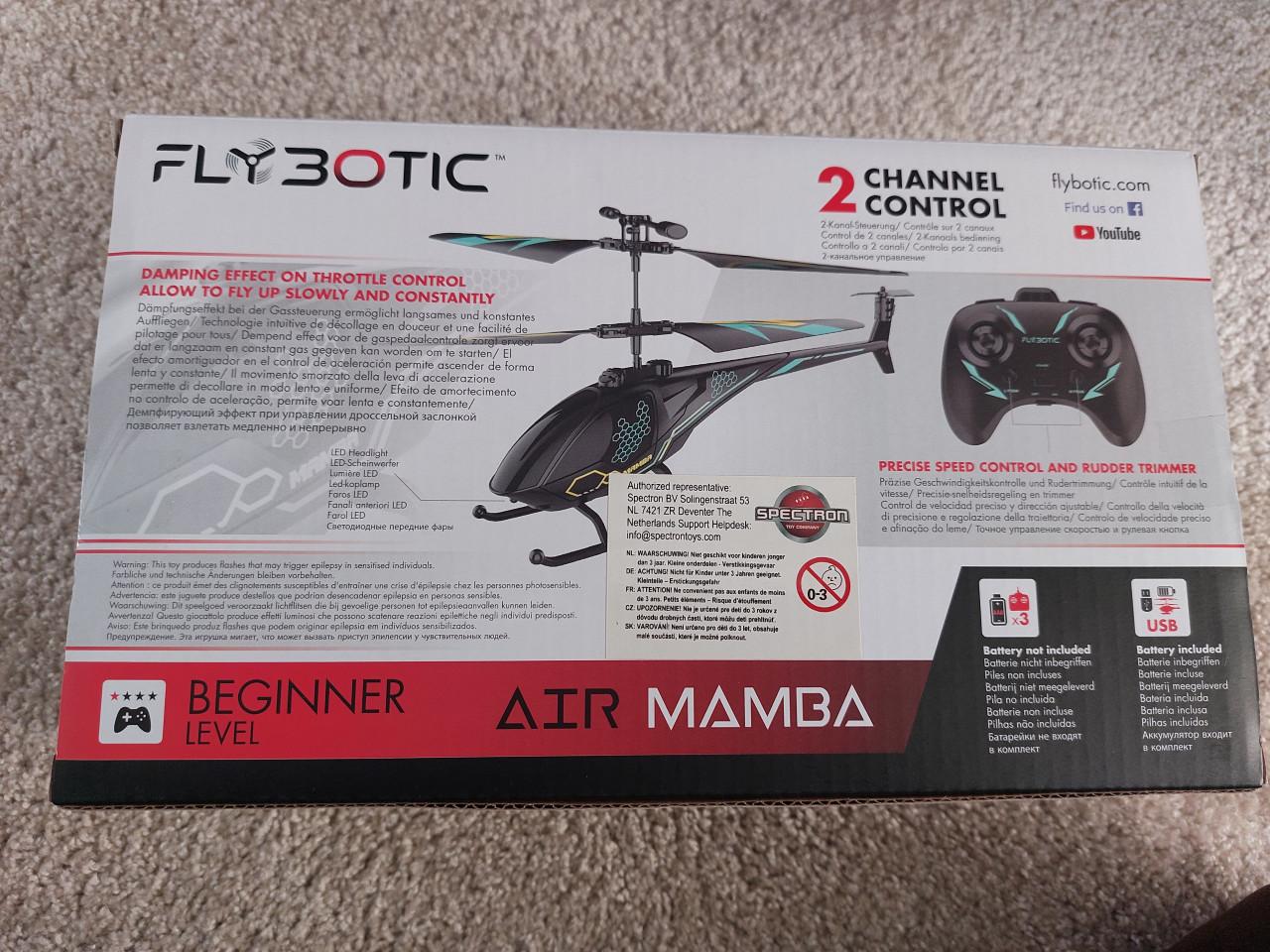 Ophalen, Silverlit Flybotic Air Mamba helikopter