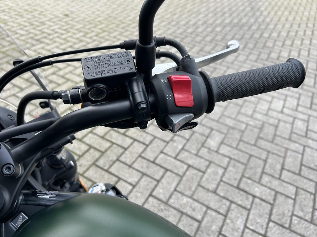 Honda CL500, in nieuwstaat zijne retro-style uit 2024 met 12dkm €5750,-