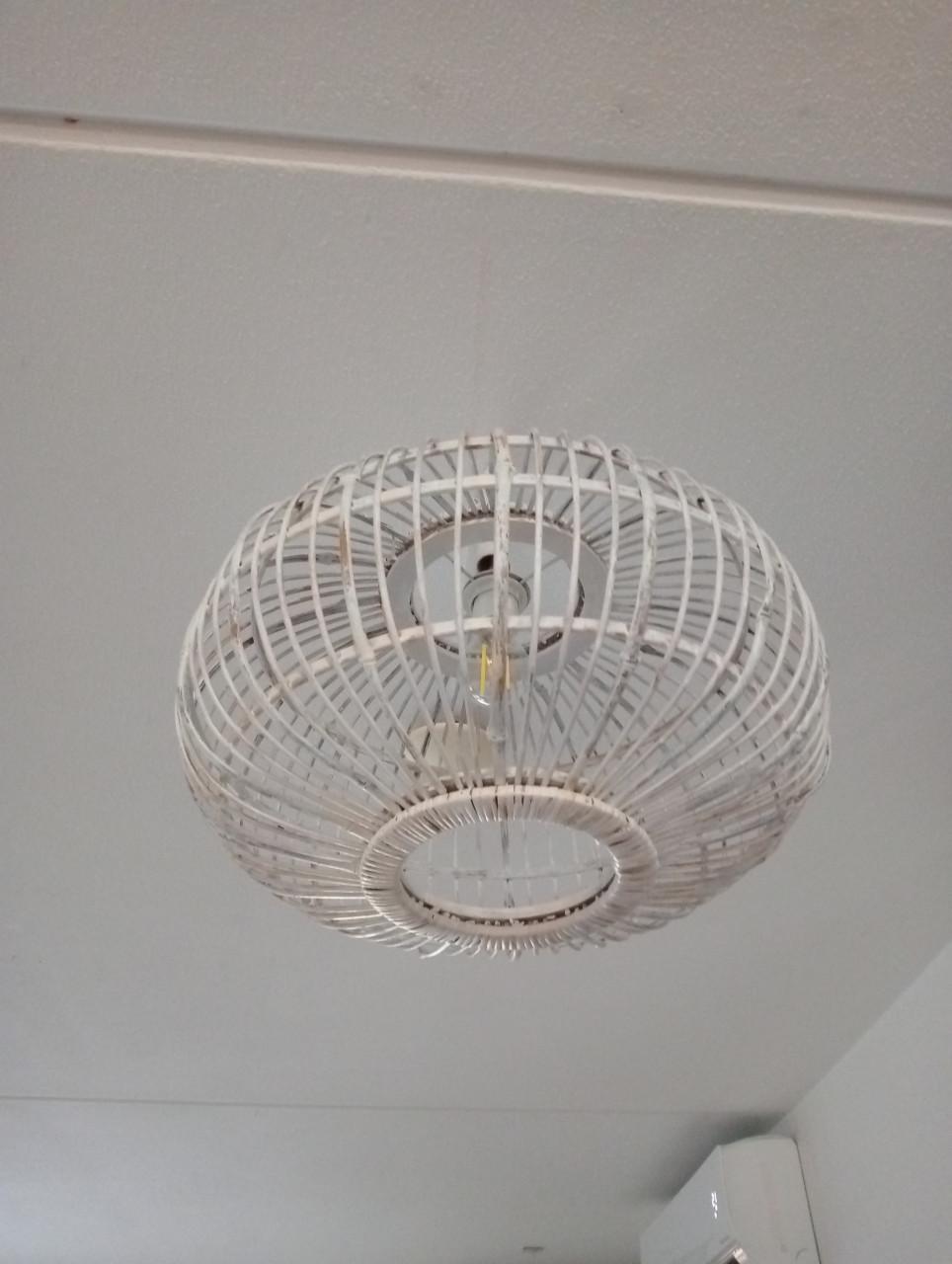 Bamboe hanglamp 2 stuks