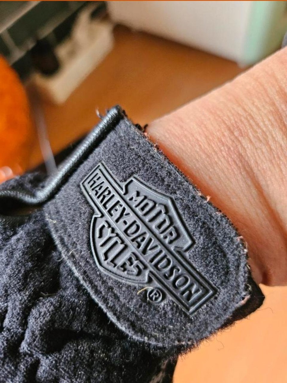 Motorjas  en handschoenen dames Harley Davidson