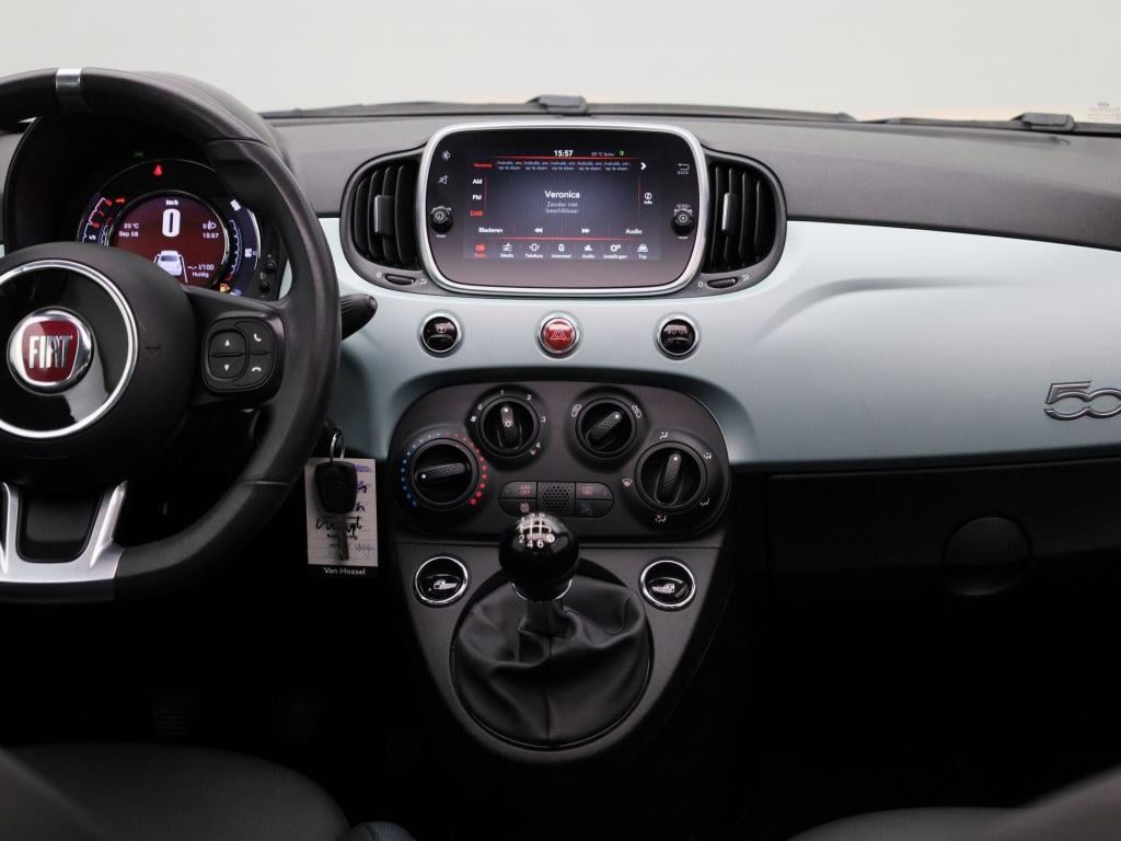 Fiat 500 1.0 hybrid launch edition | lmv | schuifdak! | parkeer sensoren | 