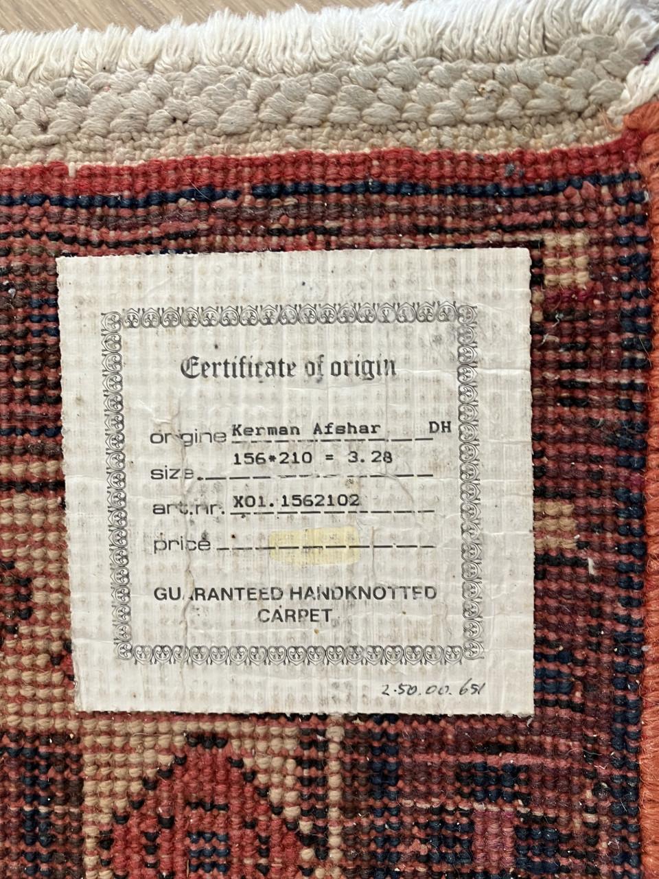 Perzisch vloerkleed 156 x 210 Kerman Asfhar