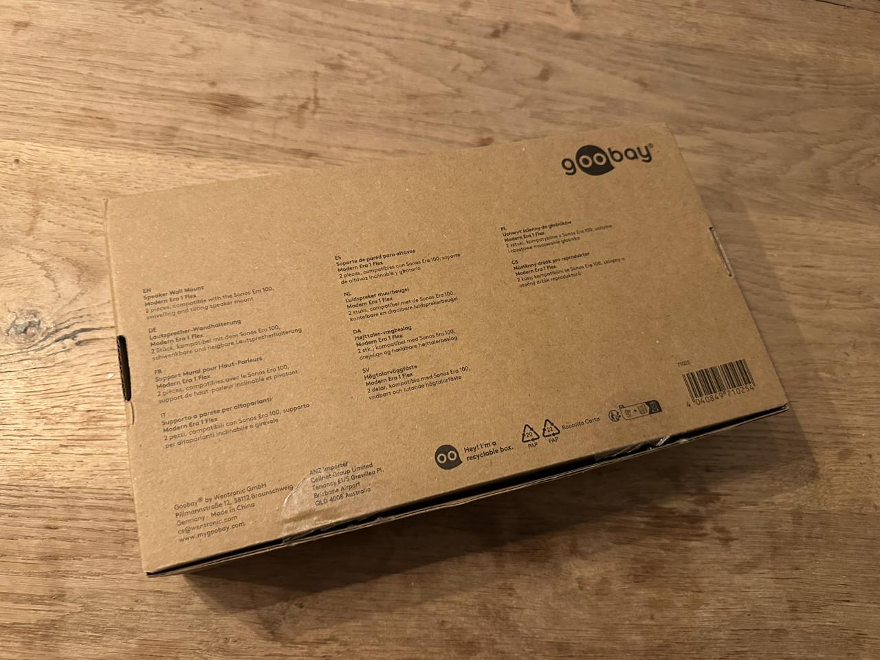 Sonos Era 100 wall mount Goobay (1 stuk)