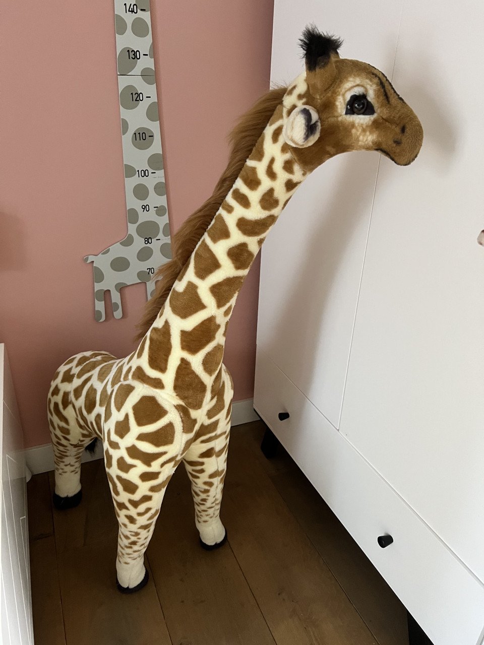 Melissa & Doug grote giraffe 140 cm
