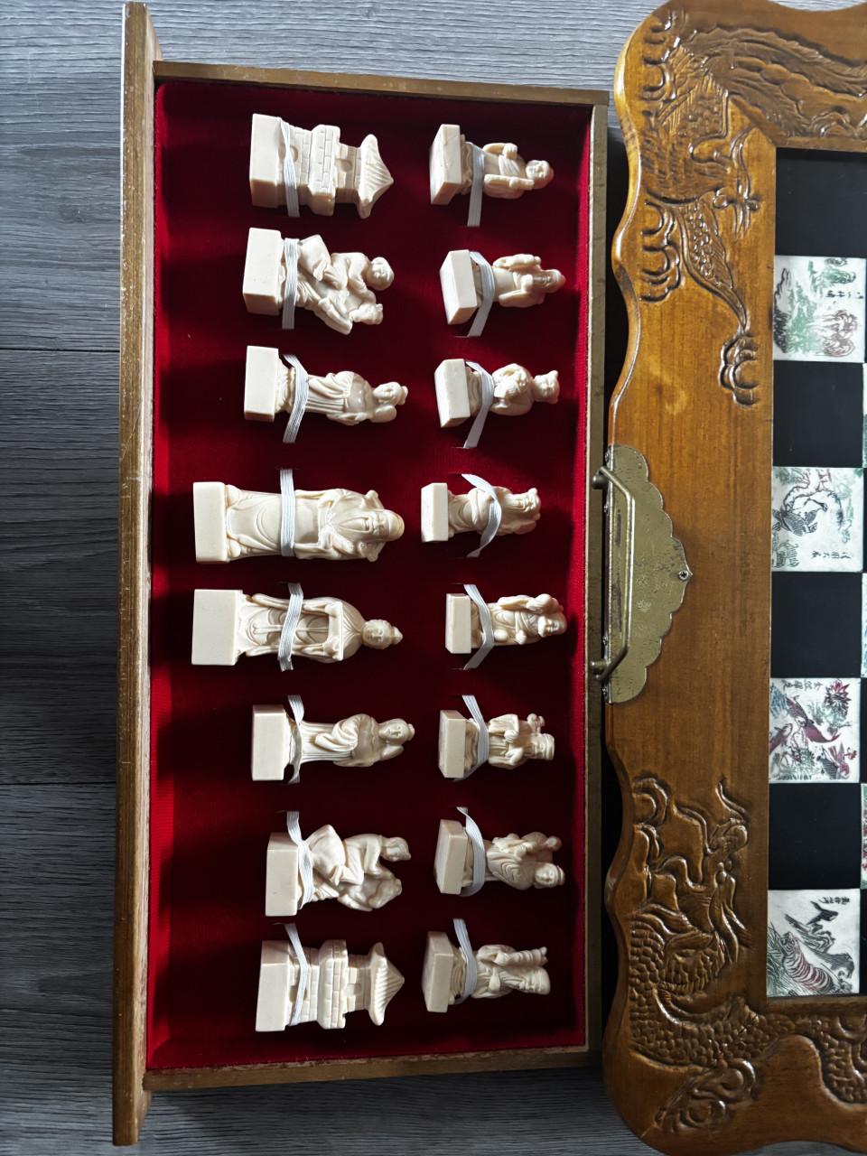 Vintage Chinees schaakbord