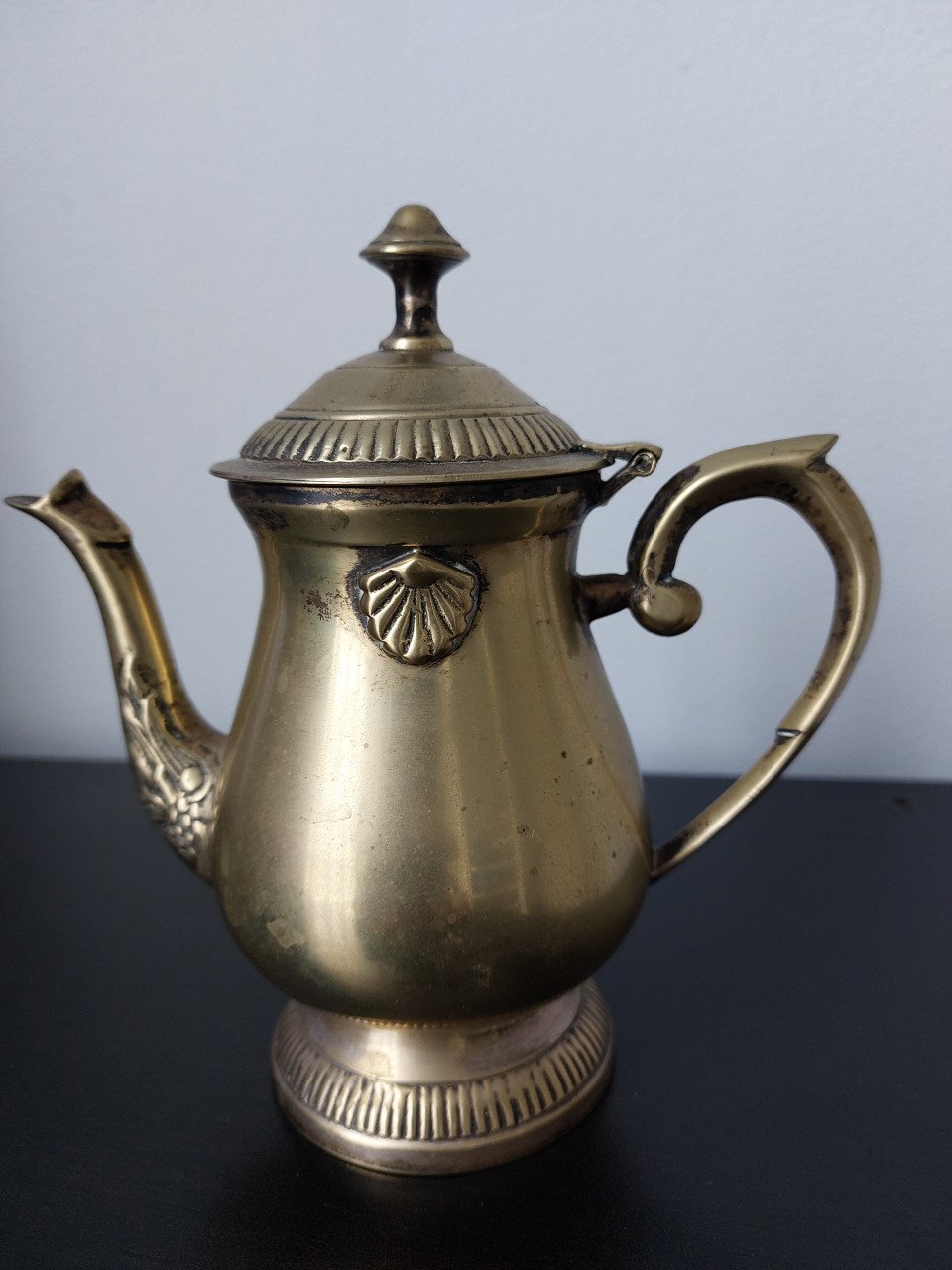 SILVER PLATED Koffie - Theepot.