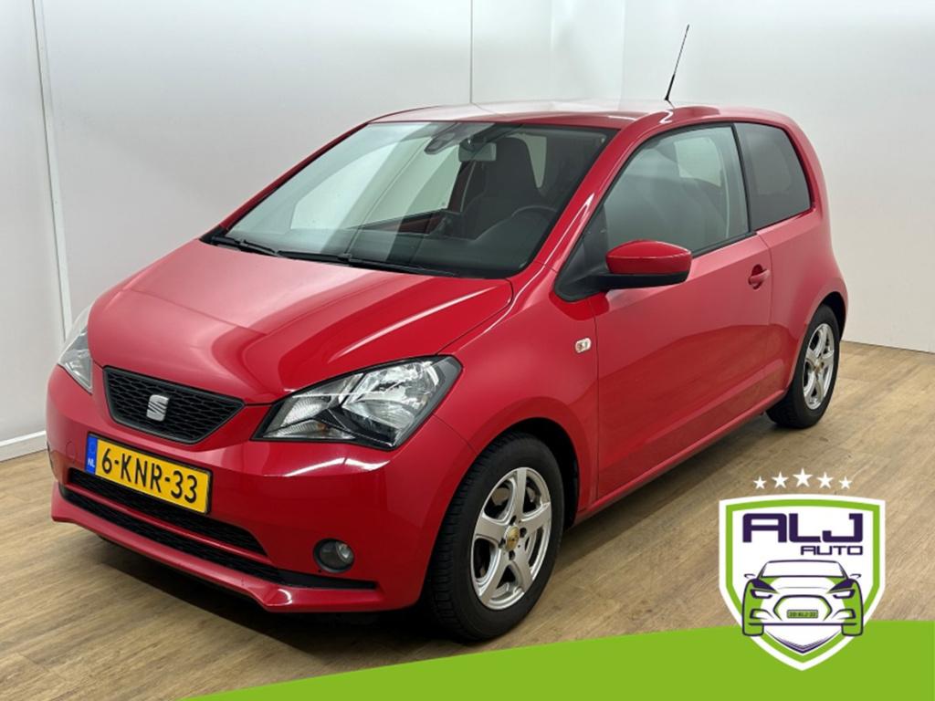 Seat Mii occasion 1.0 style sport | rood | tweedehands seat mii | airco | c