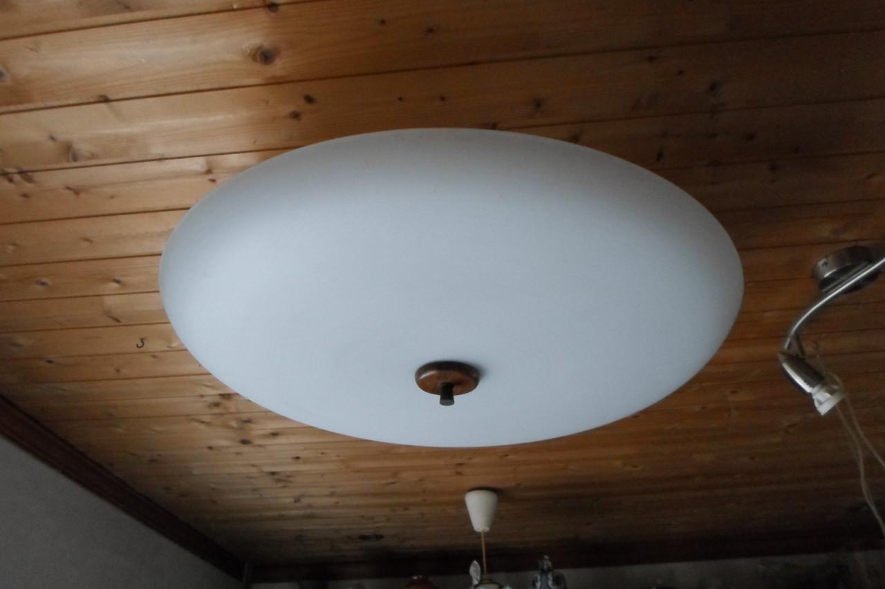 Grote Vintage Design Plafondlamp Glas