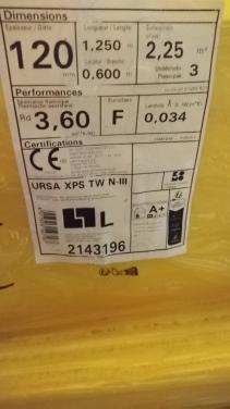 Isolatieplaten 12cm dik