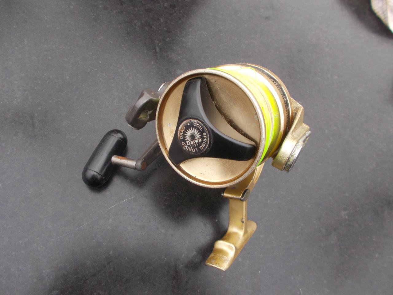DAIWA GOLD GS9 zeemolen in goed werkende staat