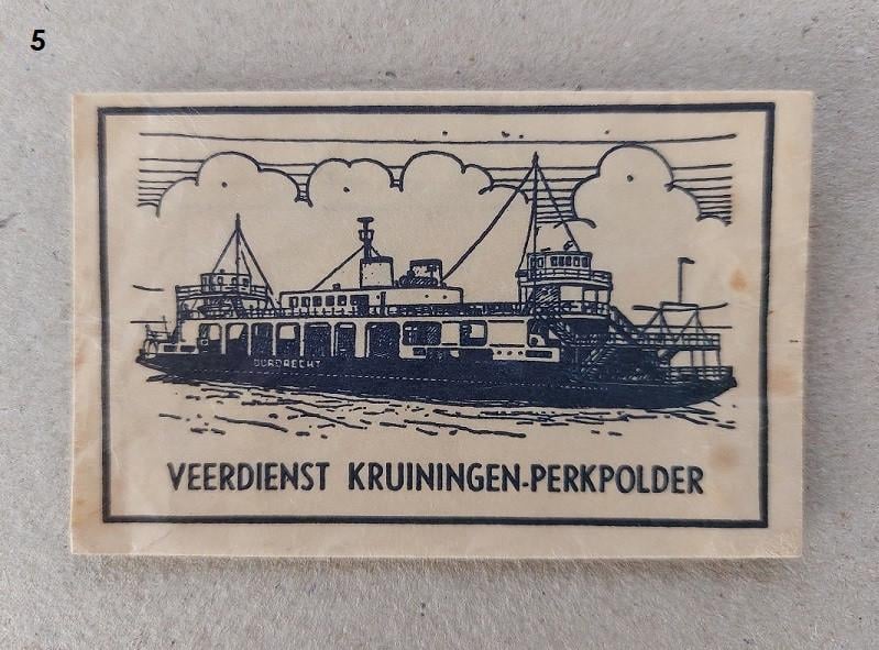 7 Suikerzakjes van het Veer Kruiningen-Perkpolder