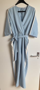 Jumpsuit lichtblauw Jantje Korten M 36/38
