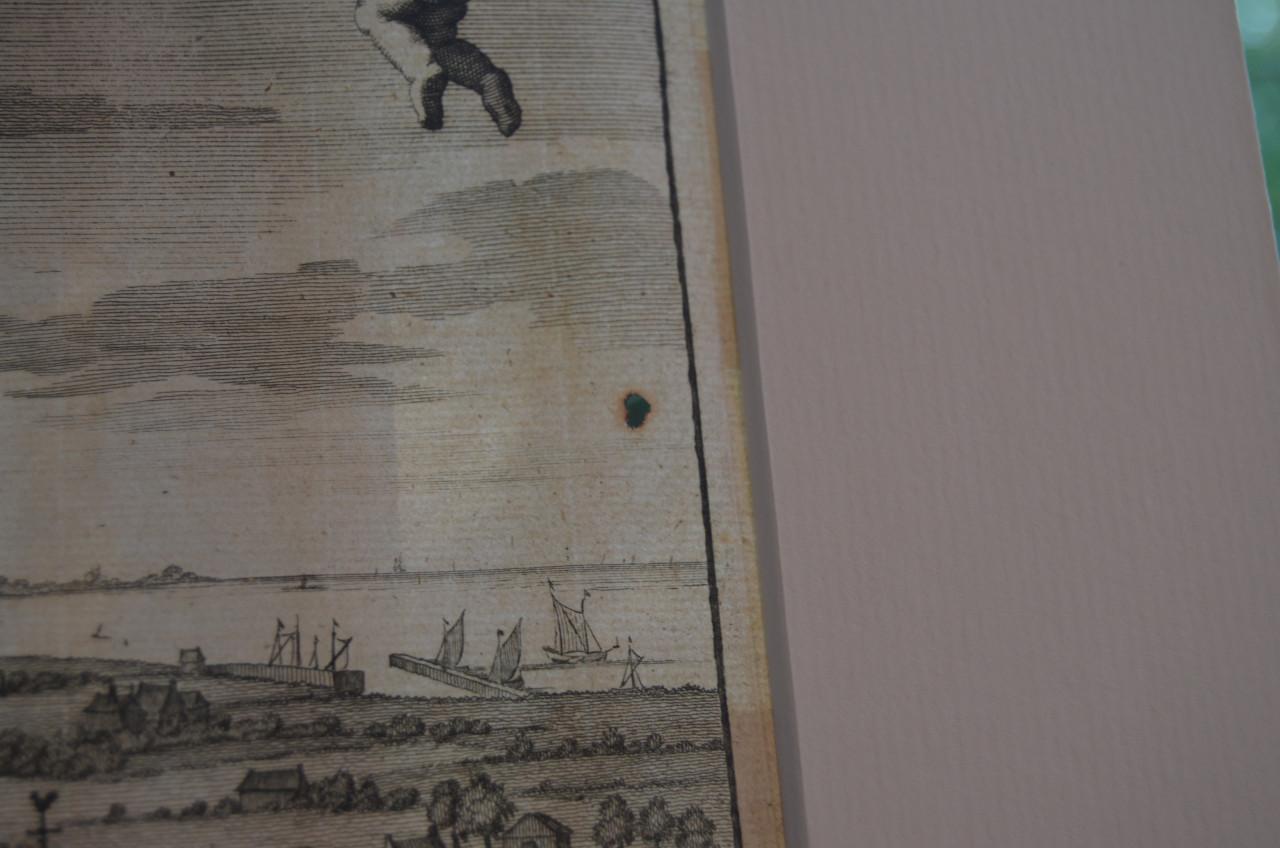 Kopergravure 'De heerlycheyt van Cruningen' Smallegange 1696