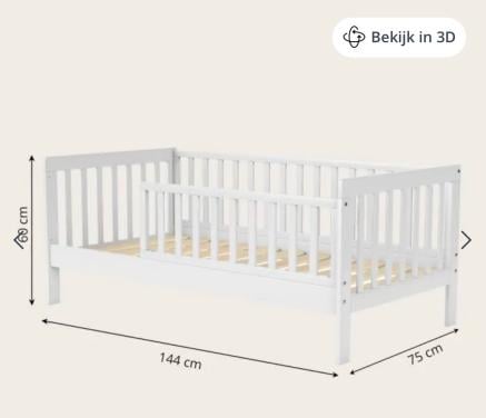 Peuterbed gratis af te halen (defect!)
