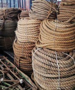 Natuur touw en koord voor afzetpalen