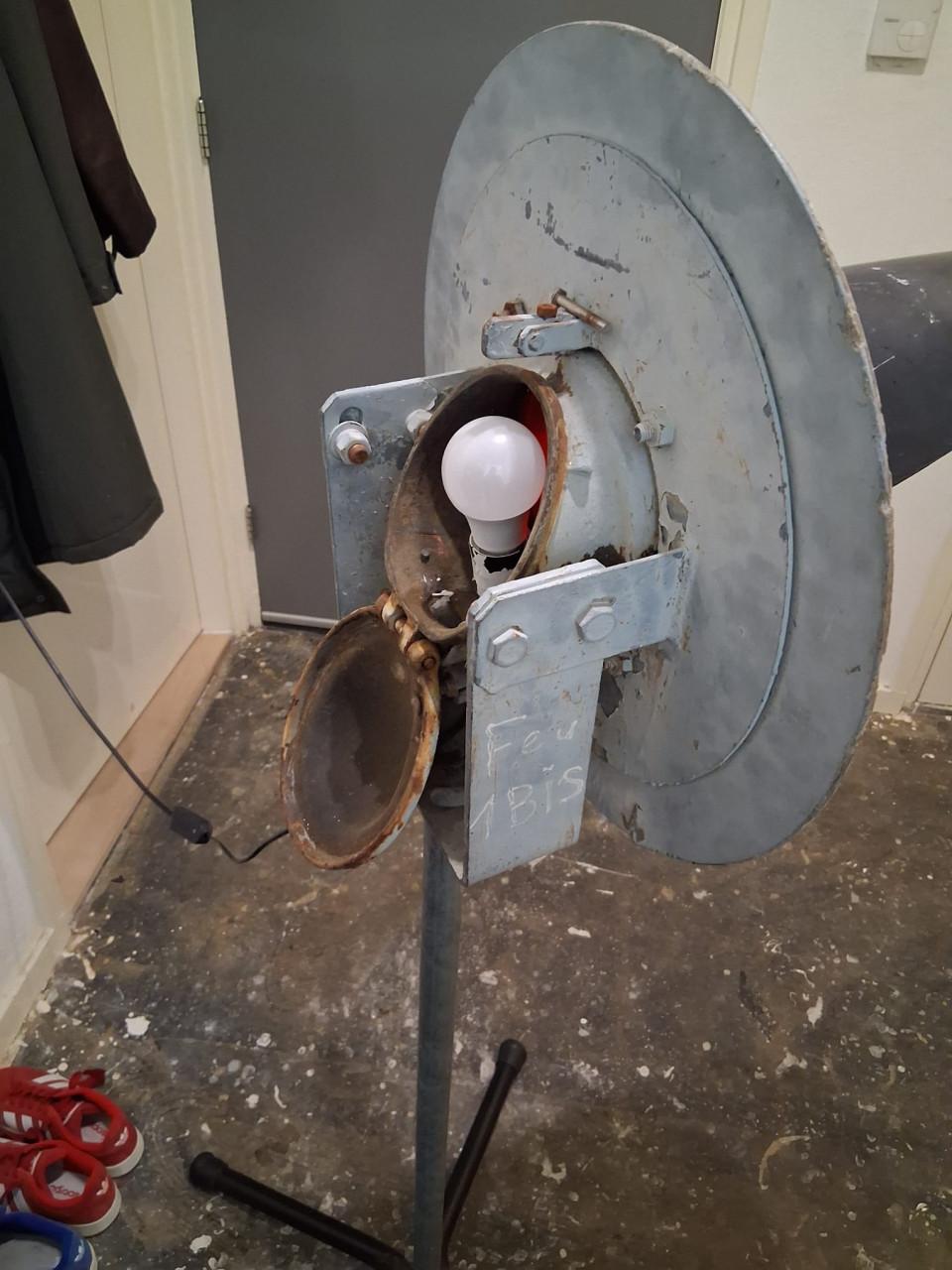 Zeldzame spoorweg lamp