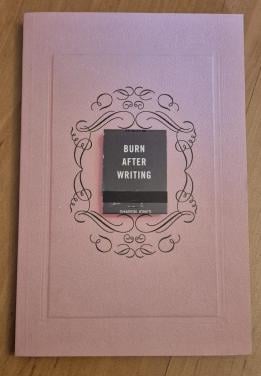 Burn After Writing — het viral invulboek van dit moment!