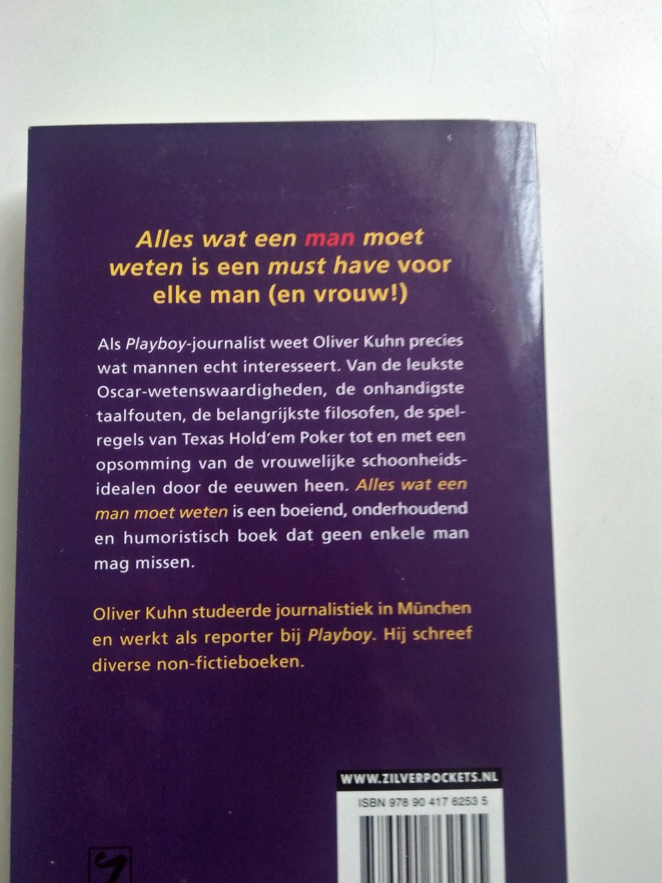 Boek  'Alles wat een man moet weten'