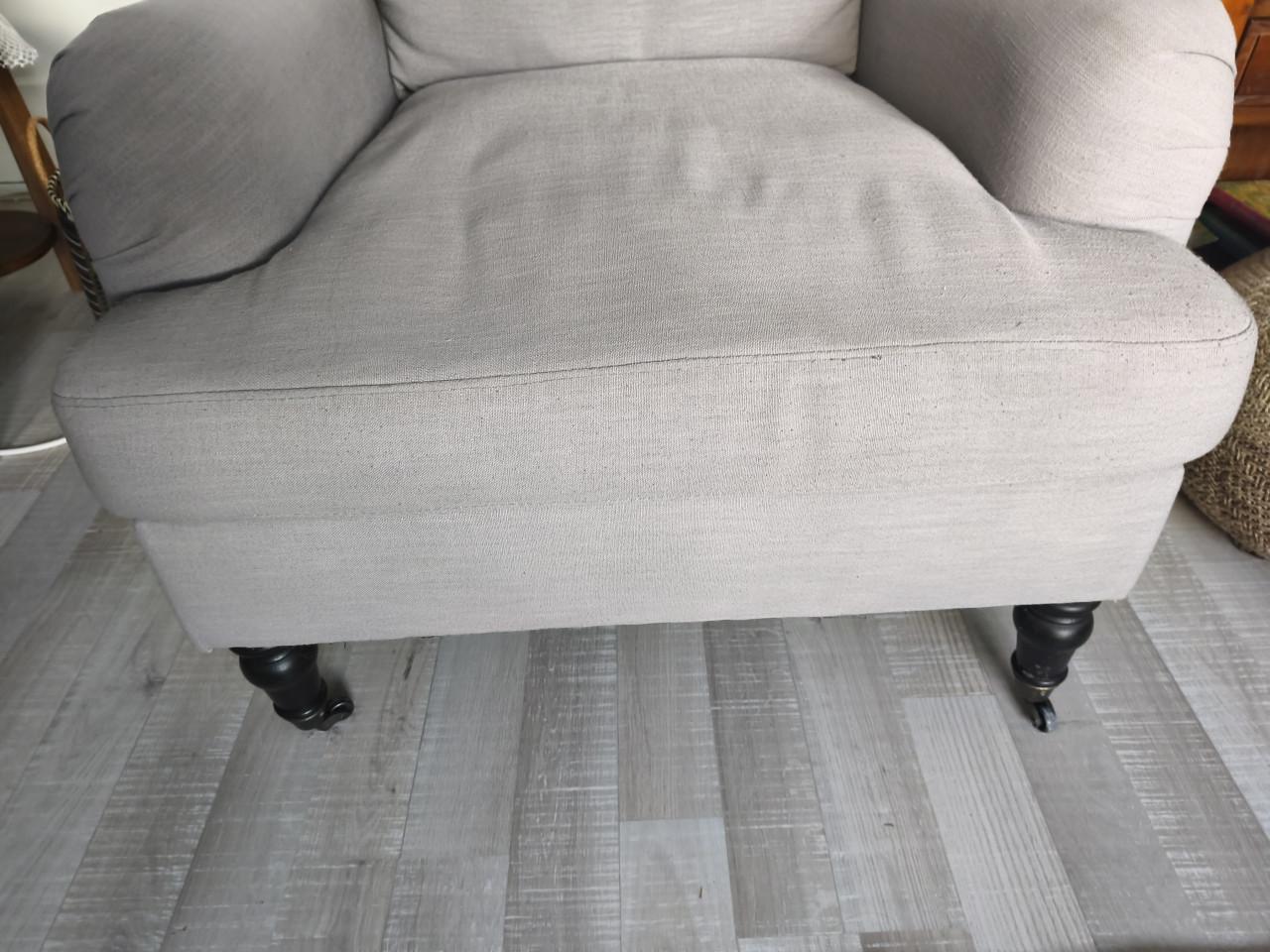 2 Engelse fauteuils muisgrijs