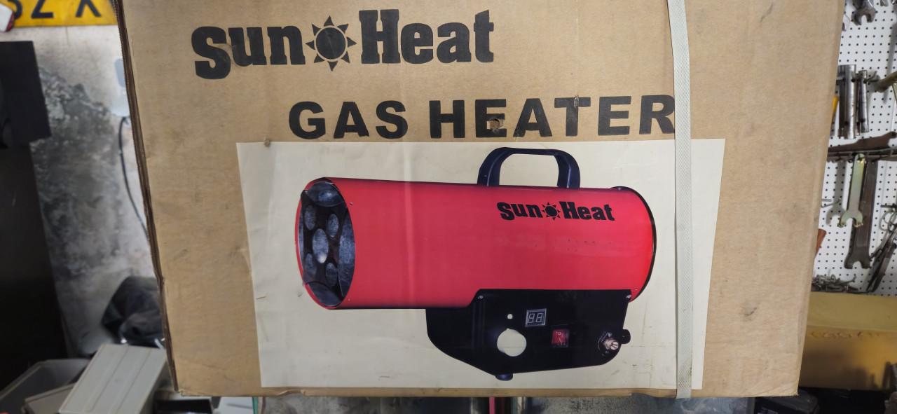Gas heater voor werkplaats