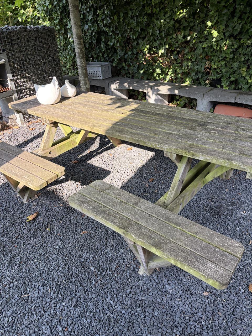 Picknicktafel hout