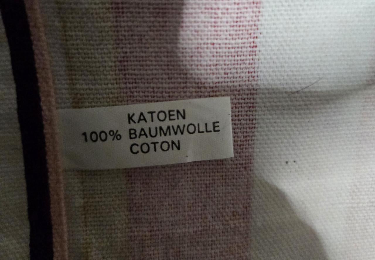 Gestreepte tafelloper en bijbehorende (6) servetten