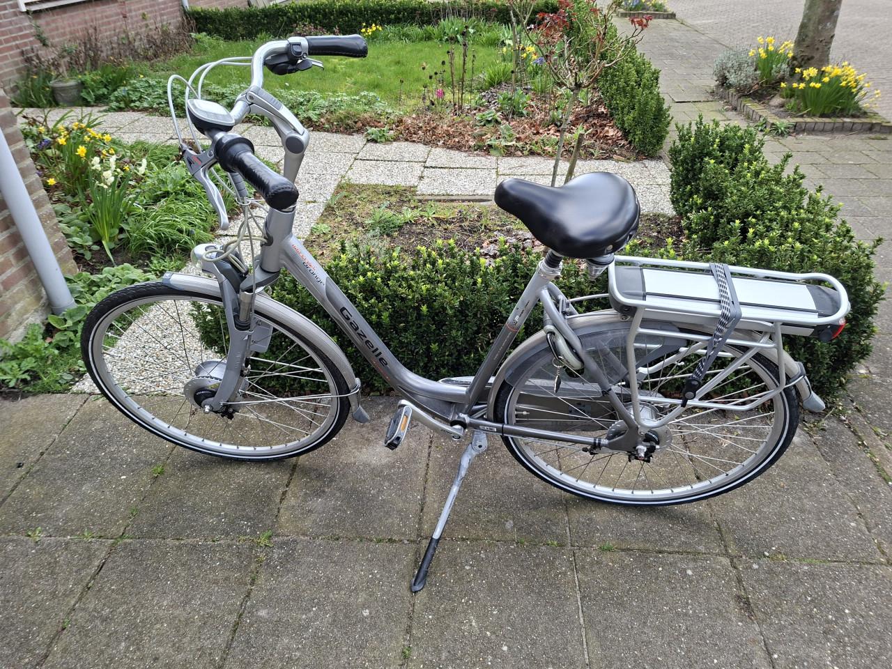 Electrische Gazelle fiets met storing