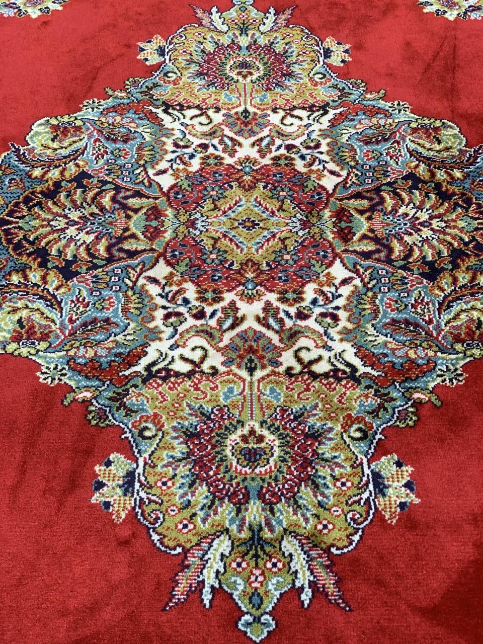✨Schitterend Kleurrijk Vintage Vloerkleed van Zuiver Scheerwol ✨