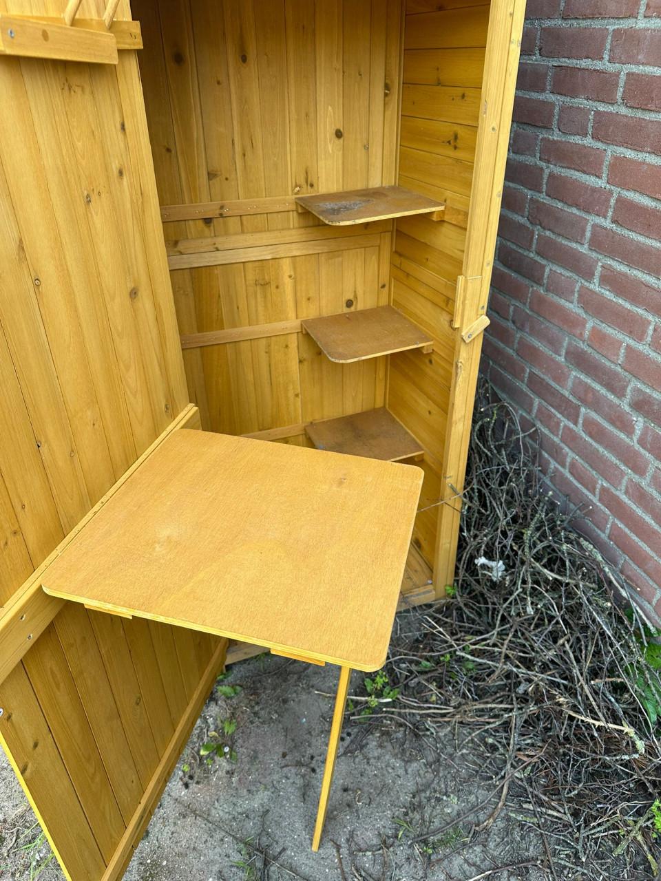 Houten tuinkast / tuinhuis – €90 | Ophalen in Middelburg