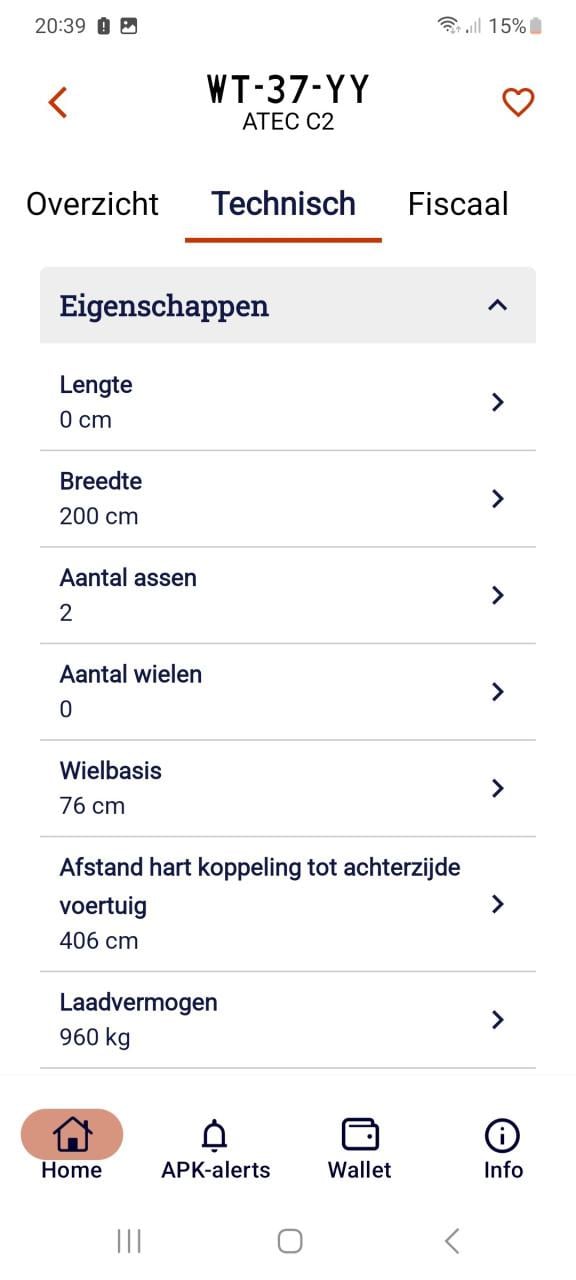 Paardentrailer Atec C2 Technoline bjr. 1998 met werkzaamheden