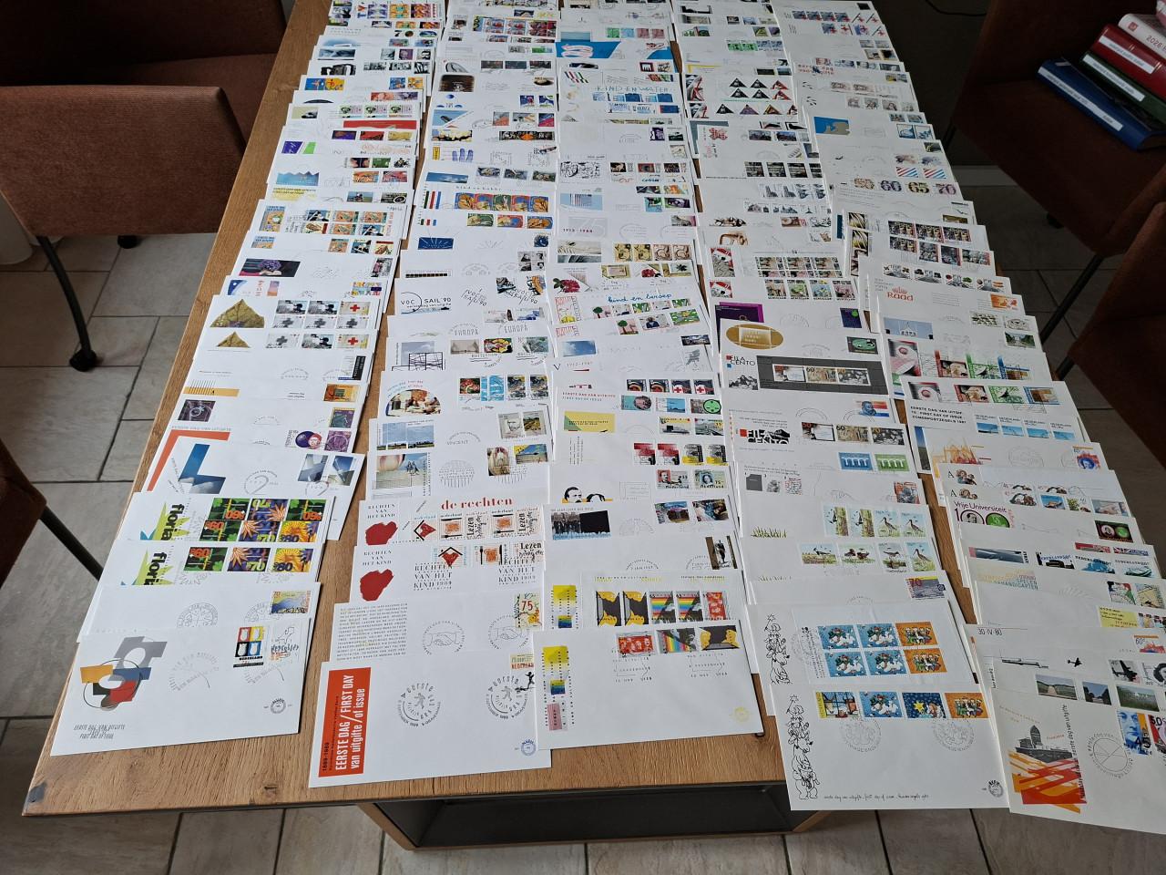 Nederlandse fdc onbeschreven en beschreve