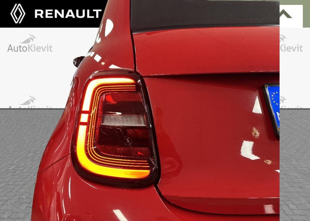Fiat 500e cabrio red 24 kwh