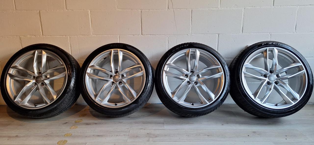 Originele Audi A6 S6 C7 20'' velgen + 7mm banden 4G9601025N