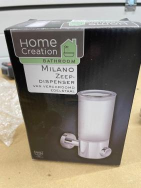 Zeep dispenser RVS - glas