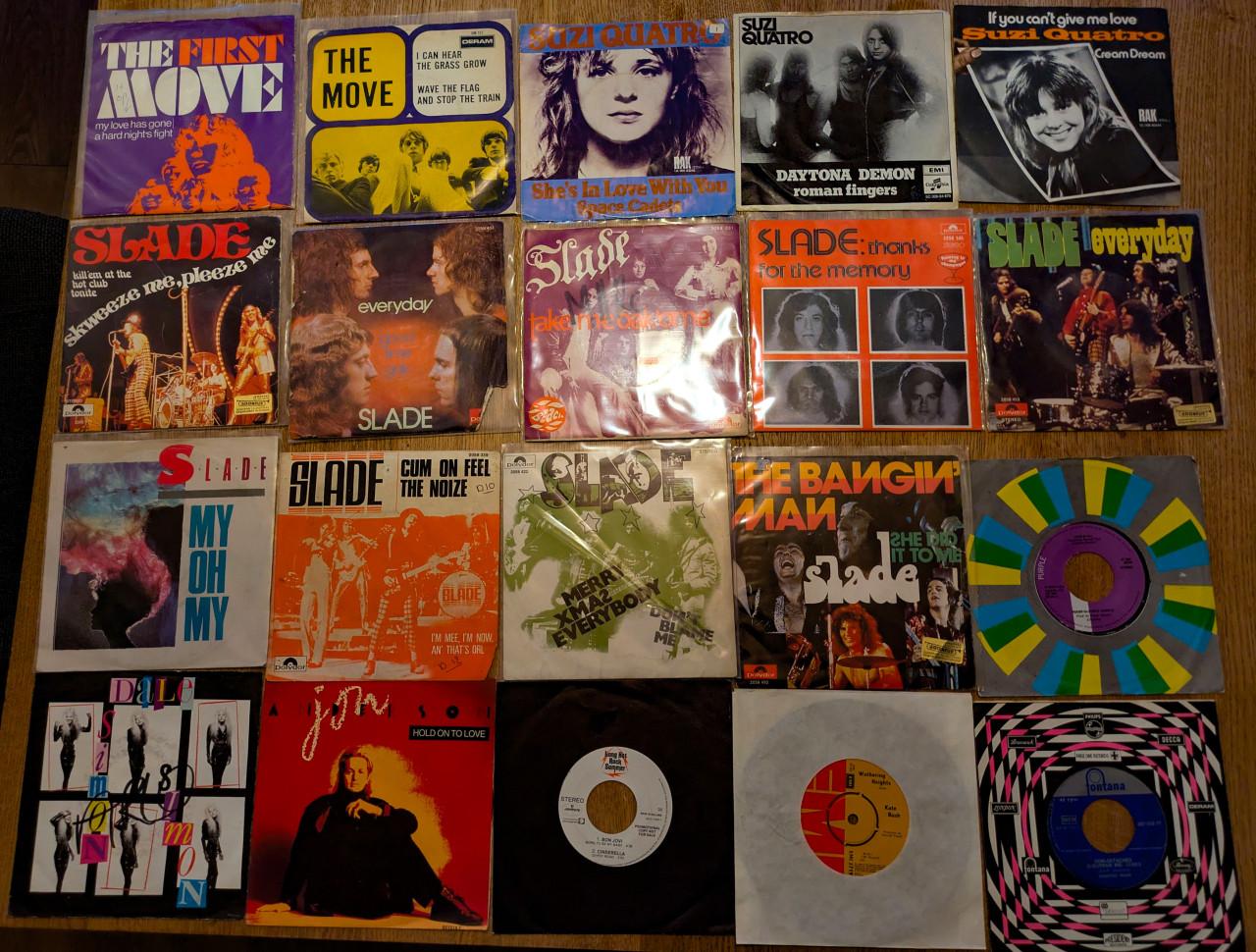 Partij 125 Vinyl Singles (70s/80s Pop, Rock & Hardrock)