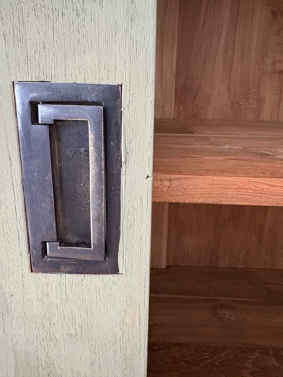 Teak houten kast
