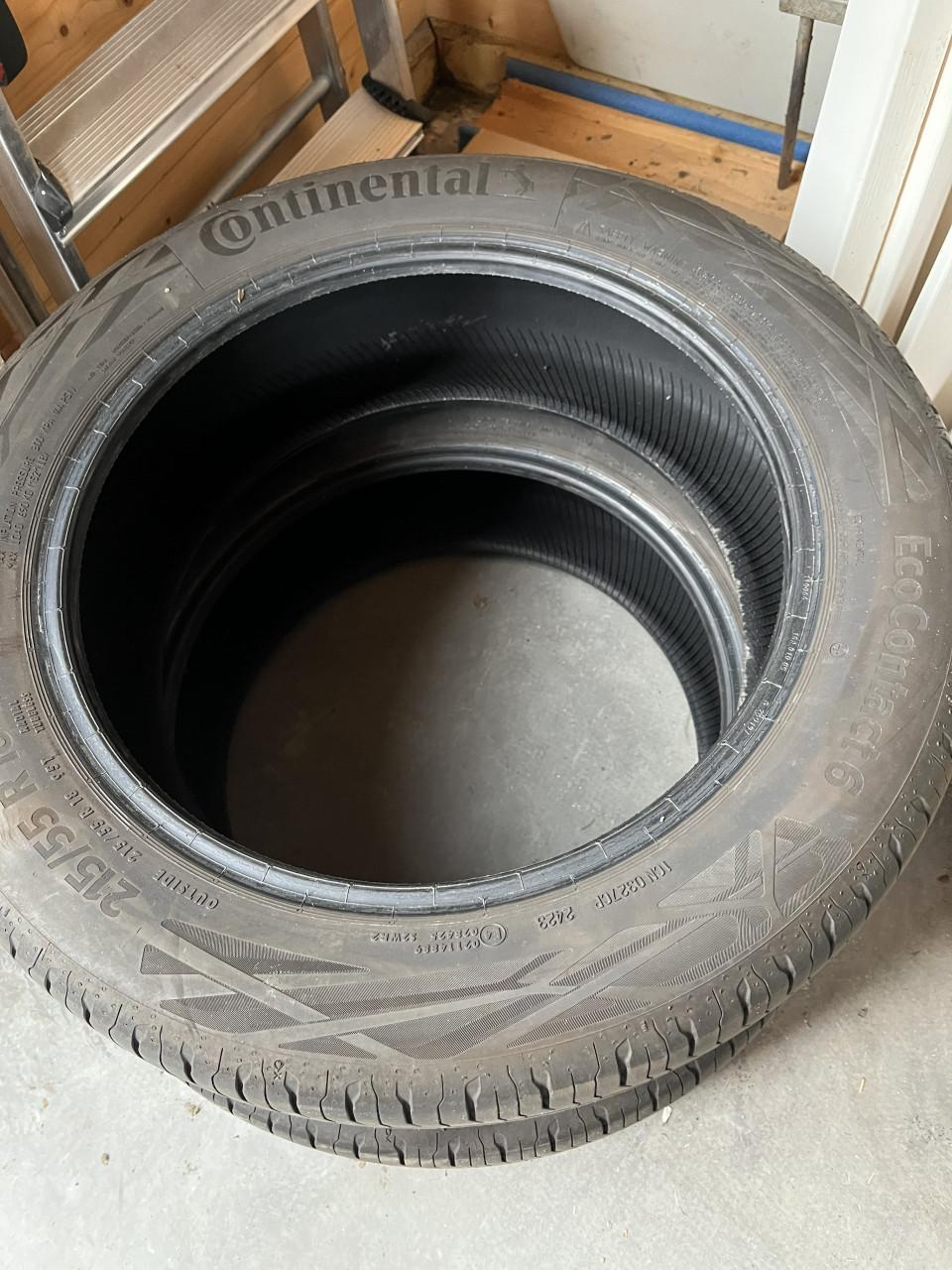 Zomerbanden Continental Ecocontact 6 215/55 R18/T 2 stuks