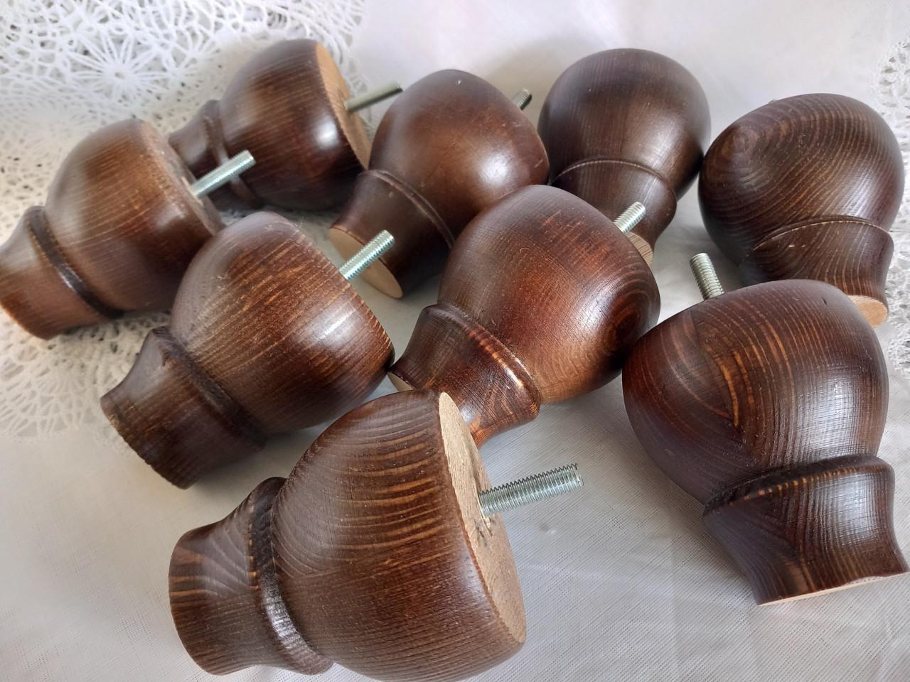 9 houten bank / kast pootjes