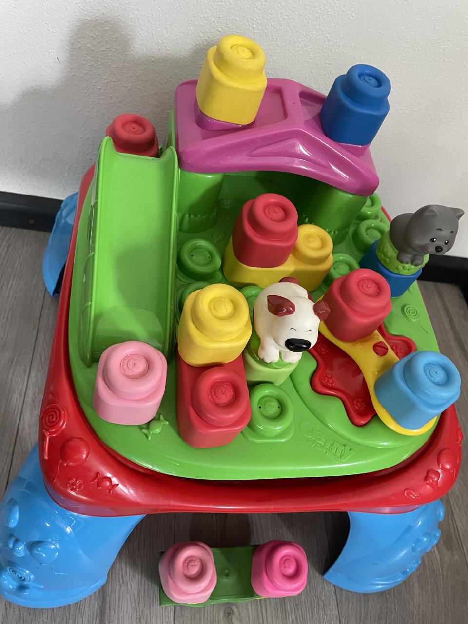 Clementoni opbergtafeltje met zachte blokken