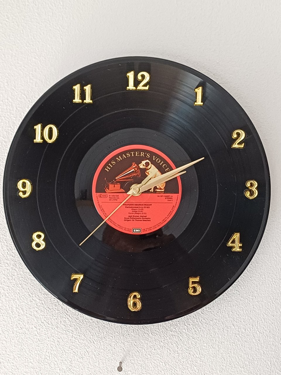 Klok van een LP