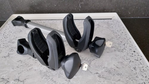 2xThule Bike Holder NIEUW-framehouder-frameklem-fietsendrager-incl.sleutels