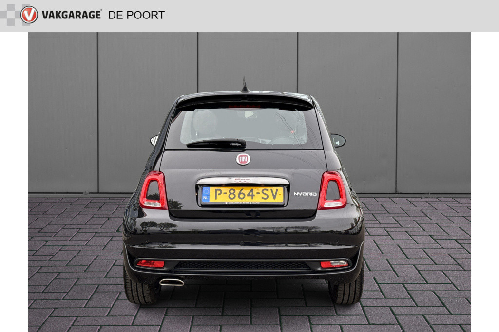 Fiat 500 1.0 hybrid sport | nl-auto | panorama | carplay | navi | clima | c