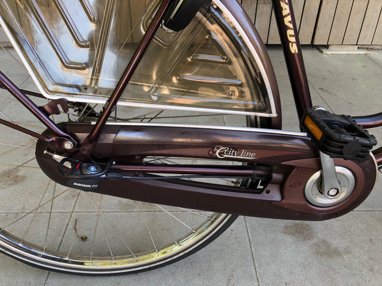 Damesfiets.